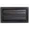 Foundation Flood Vent, Wall Mounted Black Steel Flood Vent for Garages, Crawlspaces & Full Height Enclosures