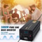 Pure Sine Wave Inverter AC, Car Power Converter with LCD, USB, Remote Control for RV, Truck, Home, Solar Backup