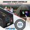 Pure Sine Wave Inverter AC, Car Power Converter with LCD, USB, Remote Control for RV, Truck, Home, Solar Backup