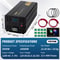 Pure Sine Wave Inverter AC, Car Power Converter with LCD, USB, Remote Control for RV, Truck, Home, Solar Backup