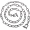 Anchor Chain for Boats, Stainless Steel Chain with Shackles, 7120lbs Anchor Lead Chain Breaking Load