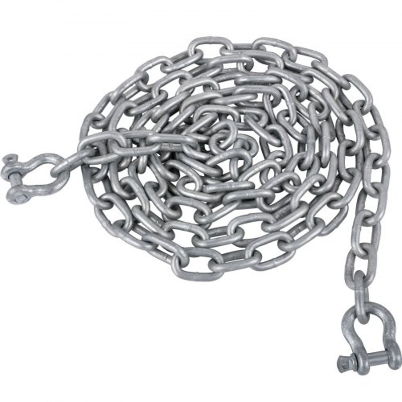 HeavyDuty 38 Galvanized Anchor Chain For Boats 11650lbs Lead Chain 9460lbs Shackle Break Load 9