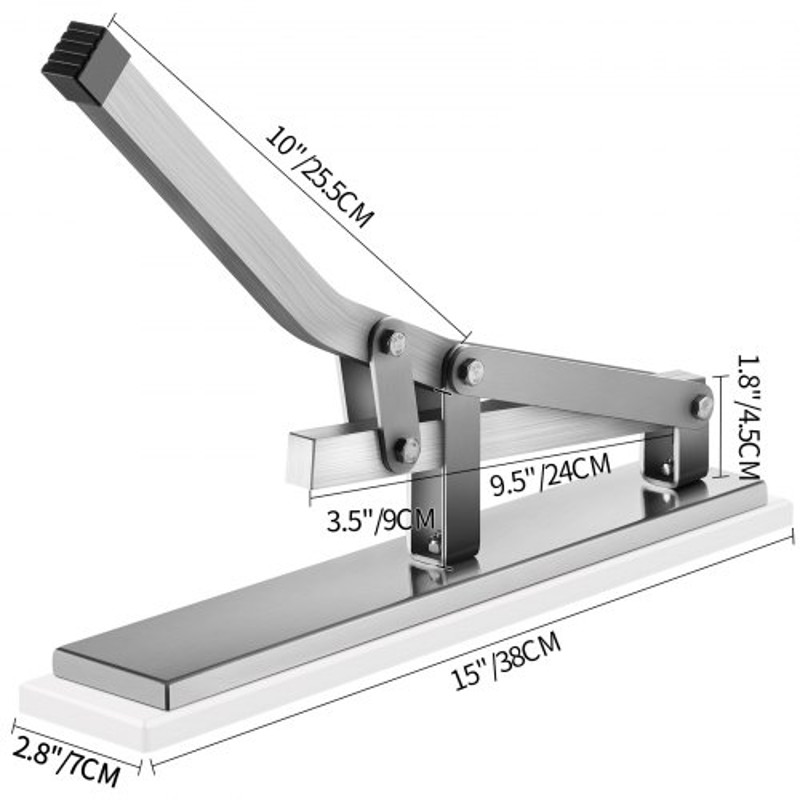Stone Crab Cracker with 2 Seafood Picks, Aluminum & Stainless Steel Shellfish Shucker for Lobster & Crab Legs