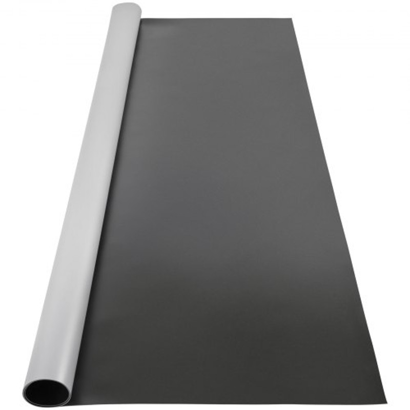 Portable Dance Floor Mat 006in Thick NonSlip PVC Vinyl For Ballet Jazz Hip Hop Reversible BlackGr 8