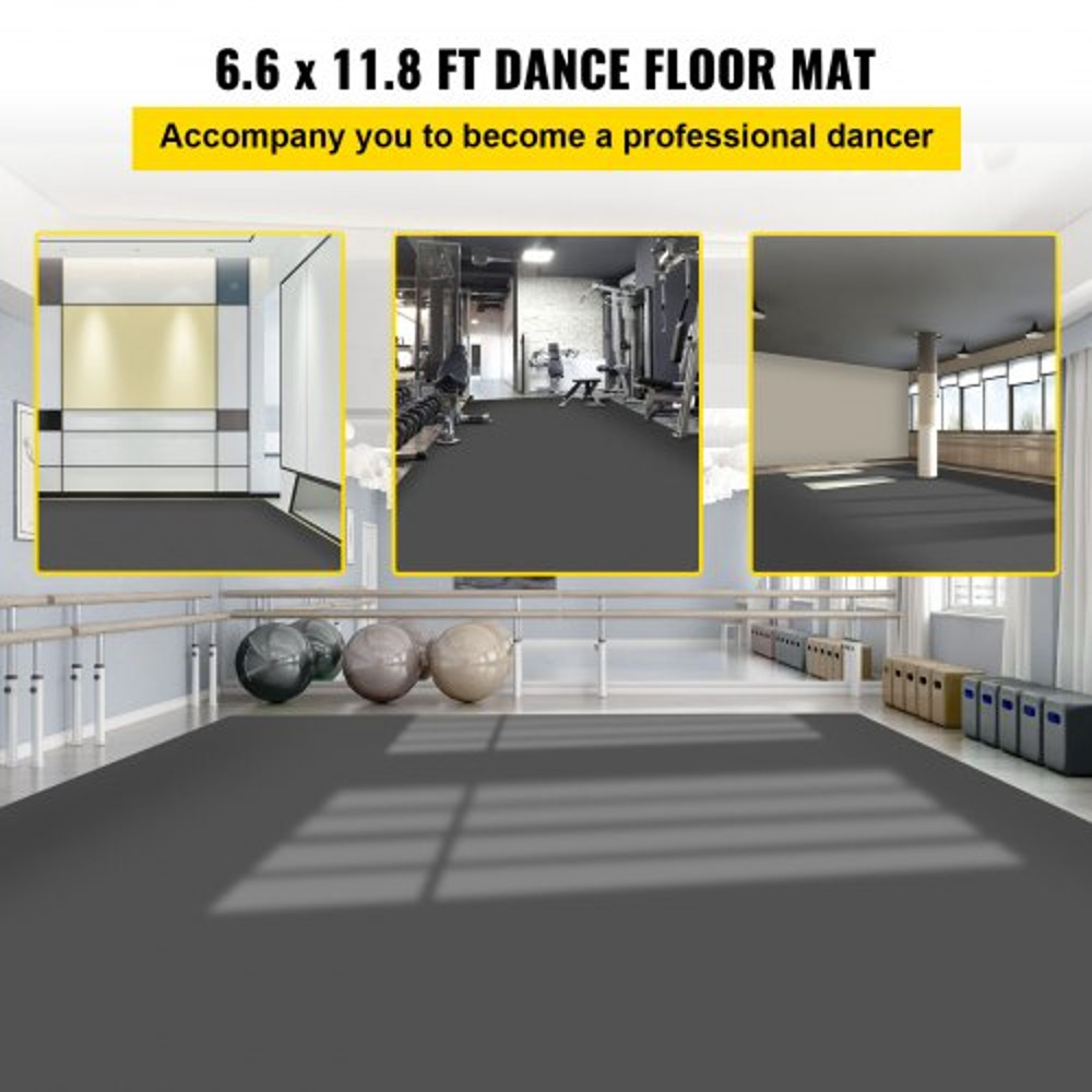 NonSlip Dance Flooring Mat 66x118 Ft PVC Ballet Dance Floor For Jazz Pop Lyrical Style 775 Sq Ft 2
