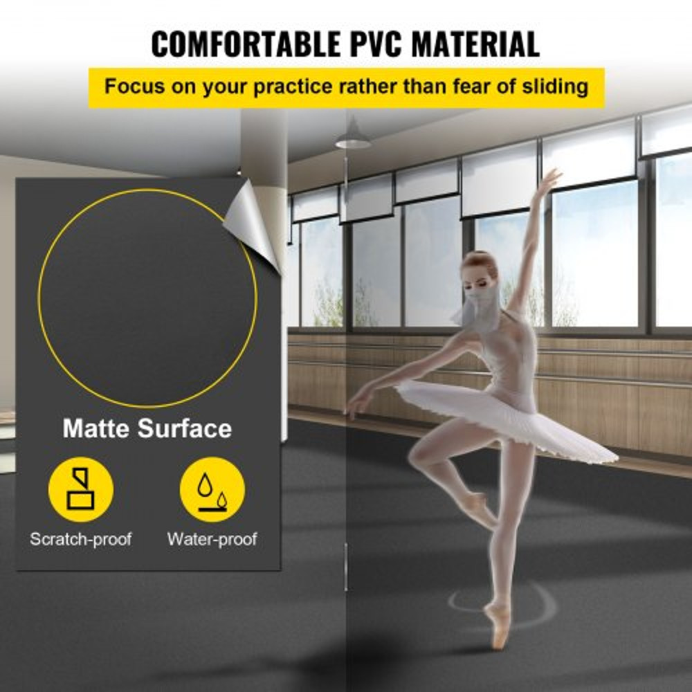 NonSlip Dance Flooring Mat 66x118 Ft PVC Ballet Dance Floor For Jazz Pop Lyrical Style 775 Sq Ft 3