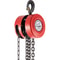 1 Ton Manual Chain Hoist IndustrialGrade Steel Construction For Workshop Transport 7ft Lift Red 8