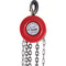 1 Ton Manual Chain Hoist IndustrialGrade Steel Construction For Workshop Transport 7ft Lift Red 9