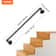 Industrial Pipe Handrail With Wall Mount Support 3FT Round Corner Wall Handrailings For Indoor Out 6