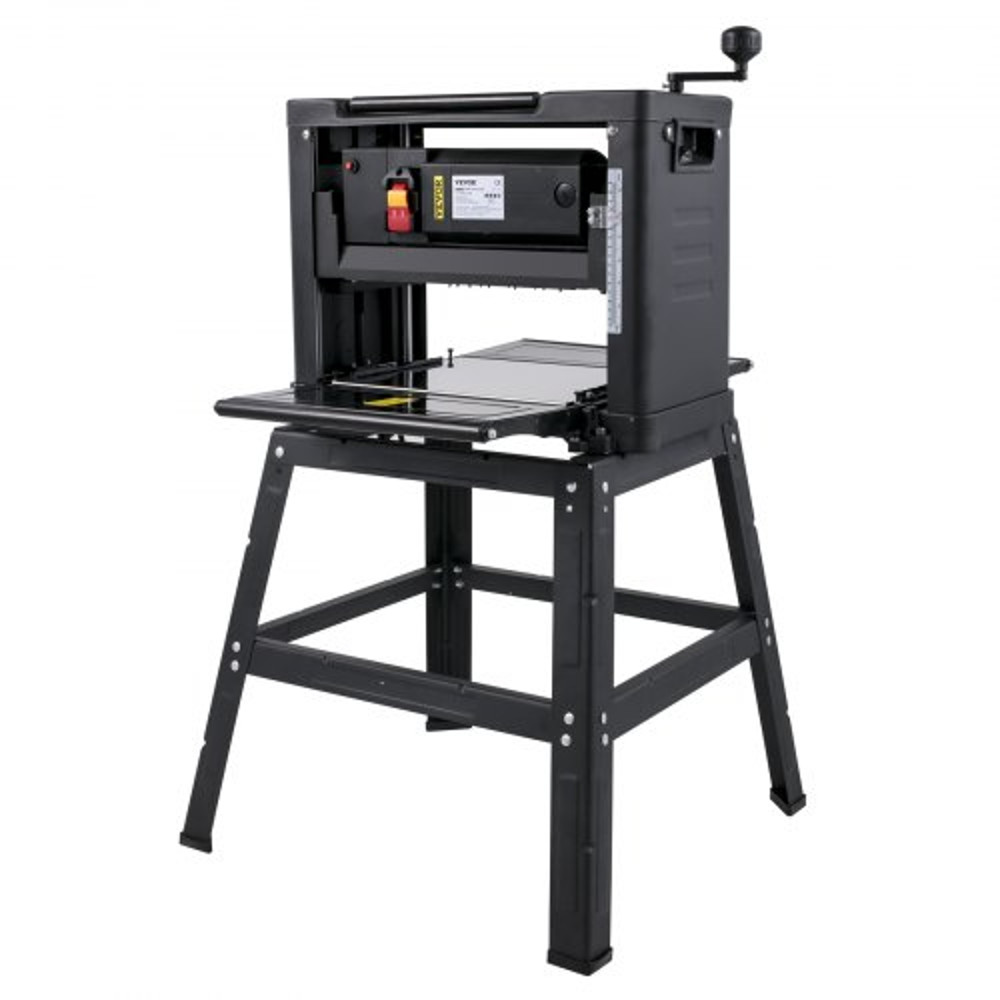 13 Thickness Planer 1800W 8000RPM Benchtop Planer W Iron Stand Dust Exhaust 6mmin Planing Speed F 8