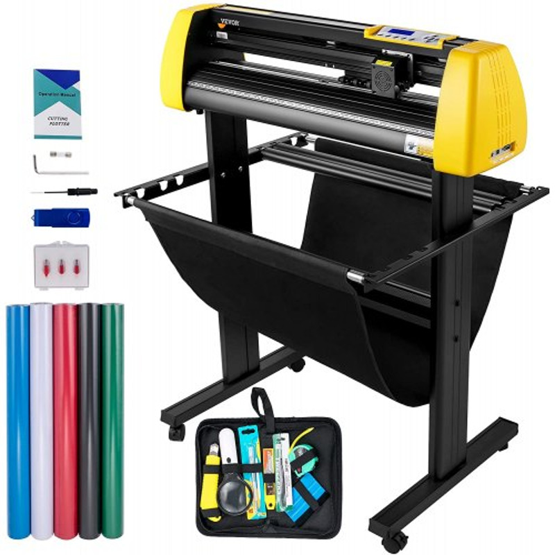 34 Vinyl Cutter Plotter With Auto Camera Contour Cutting 870mm Max Paper Feed Sign Cutting Machine  1