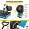 360 Swing Away Heat Press Machine 12x15 6in1 For TShirts Hats Mugs Plates 1050W Digital Sublimati 2