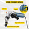 1000RPM High-Speed Metal Nibbler, 0.16in/4mm Sheet Metal Cutter w/ Replaced Blades & Storage Case