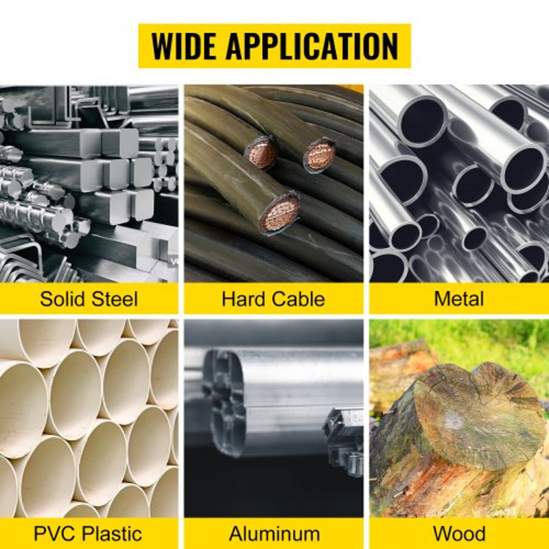 Variable-Speed 5" Deep Cut Portable Band Saw, 110V 10-Amp Motor | UL-Certified for Metal, Steel & Aluminum Cutting