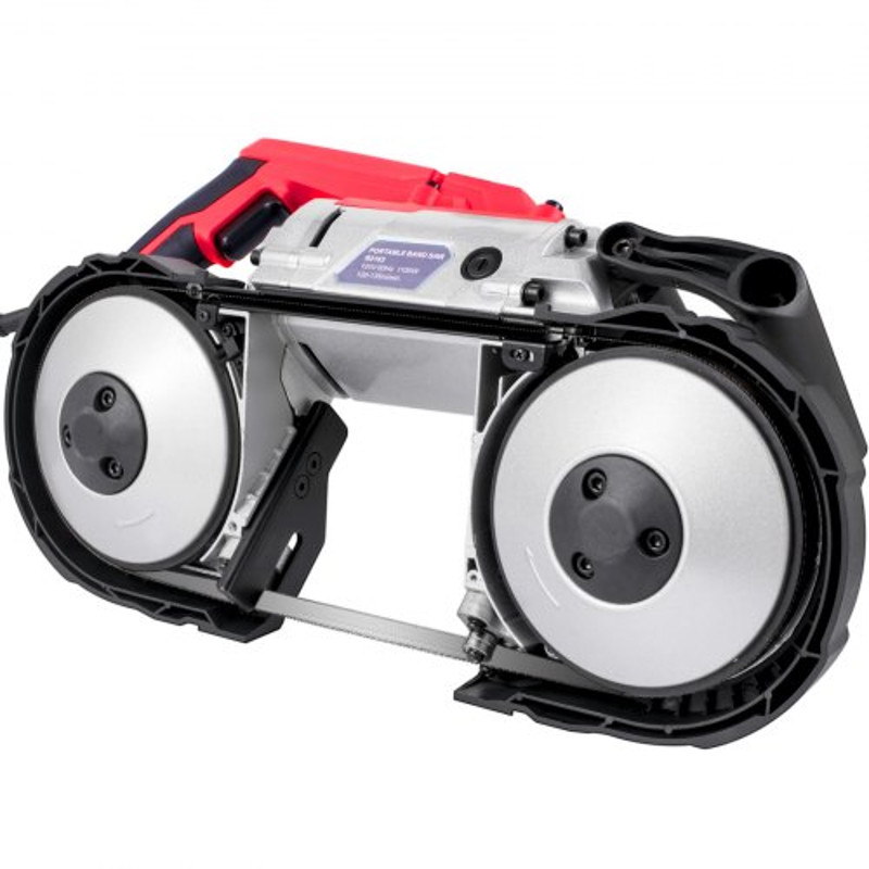 Variable-Speed 5" Deep Cut Portable Band Saw, 110V 10-Amp Motor | UL-Certified for Metal, Steel & Aluminum Cutting