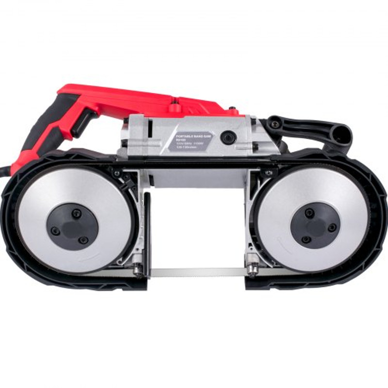 Variable-Speed 5" Deep Cut Portable Band Saw, 110V 10-Amp Motor | UL-Certified for Metal, Steel & Aluminum Cutting