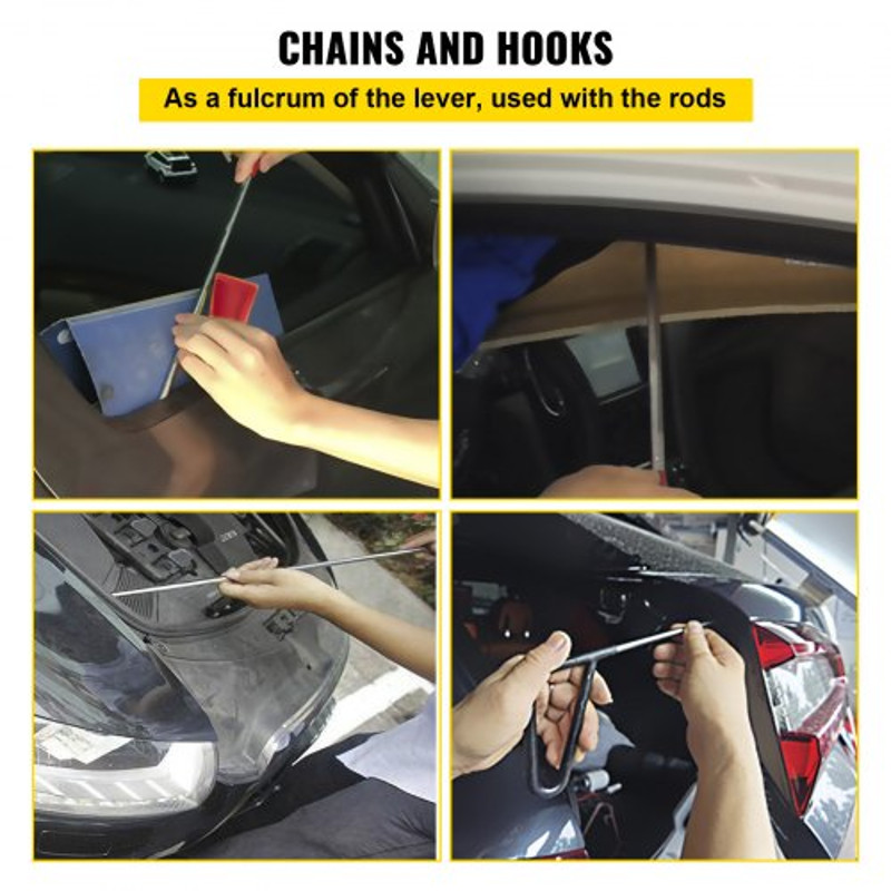 20Piece Stainless Steel Dent Puller Kit Professional Hail Dent Removal Tool For Cars Motorcycles A 5