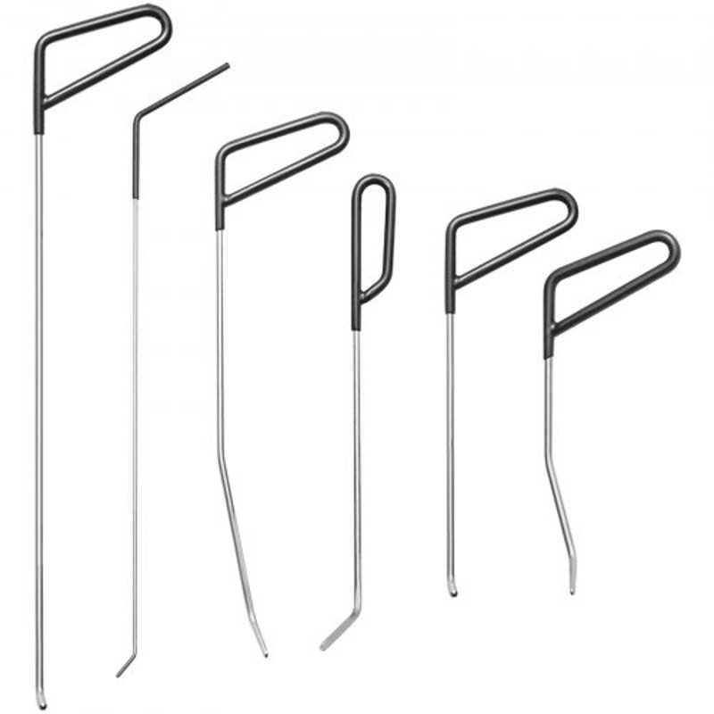 Stainless Steel Dent Rods Kit 21Piece Whale Tail Dent Repair Tools For Hail Damage Door Dings Mino 8