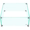 03 Thick Fire Table Glass Flame Guard Clear Tempered Wind Guard With Steady Feet For Propane Gas F 7