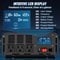 Pure Sine Wave Inverter, DC to AC Power Converter with USB, LCD, Remote, Ideal for RV, Car, Truck, Travel, Camping