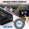 Pure Sine Wave Inverter, DC to AC Power Converter with USB, LCD, Remote, Ideal for RV, Car, Truck, Travel, Camping