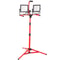 Dual-Head Lumen LED Work Light with Stand, Adjustable Tripod, Bright Light, IP65 Waterproofed LED Tripod Work Light