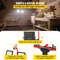LED Work Light with Stand, Dual-Head Lumen Job Site Lights, 5000K Color Temp, IP Waterproof, Adjustable Foldable Tripod