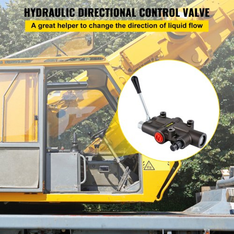 21 GPM Hydraulic Loader Valve 4300 PSI Directional Control Valve For Tractors Loaders  Tanks  1Spoo 2