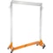 Sturdy Steel ZBase Clothing Rack Mobile Garment Display With Swivel Wheels 65 Wide Rail For Retail 7