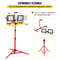 10000 Lumen LED Work Light With Adjustable Tripod Stand IP65 Waterproofed 5000 Kelvin Color Tempera 5