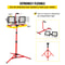 10000 Lumen LED Work Light With Adjustable Tripod Stand IP65 Waterproofed 5000 Kelvin Color Tempera 5