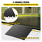 3 Channels Cord Cover Rubber Solid Threshold Ramp Rubber Angled Entry Ramp Rated 2200 Lbs Load Capa 3