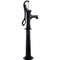 Rustic Cast Iron Hand Water Pump w/ Stand, Tall Pitcher Pump & Base for Garden, Yard, Farm, Easy Install with Holes