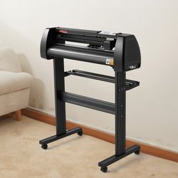 28" lcd display plotter cutter with signmaster software, adjustable double-spring pinch rollers
