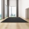 Charcoal Black Marine Grade Boat Carpet, Heavy-Duty Indoor/Outdoor Marine Carpet with Non-Slip Surface & Waterproof TPR