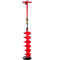 Nylon Ice Drill Auger Bit, Length Ice Auger with Drill Adapter, Extension Rod & Blade Guard, Lightweight Ice Burrowing
