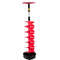 Nylon Ice Drill Auger Bit, Length Ice Auger with Drill Adapter, Extension Rod & Blade Guard, Lightweight Ice Burrowing