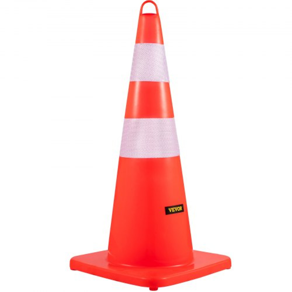 HeavyDuty 28 Traffic Cones With Reflective Collars 12Pack Weighted Base For Driveway Road Parking 8