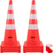 36 HeavyDuty Traffic Cones 6Pack Reflective Collars Weighted Base For Traffic Control Driveway Road 1