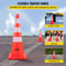 36 HeavyDuty Traffic Cones 6Pack Reflective Collars Weighted Base For Traffic Control Driveway Road 2