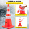 36 HeavyDuty Traffic Cones 6Pack Reflective Collars Weighted Base For Traffic Control Driveway Road 3