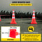 36 HeavyDuty Traffic Cones 6Pack Reflective Collars Weighted Base For Traffic Control Driveway Road 5