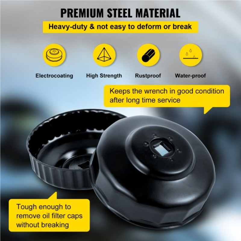 30Piece Oil Filter Socket Set Sturdy Steel Low Profile 38 Wrench Cap Set For Easy Access Secure Re 4