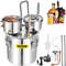 50L Stainless Steel Alcohol Distiller With Copper Tube Thumper Keg Home Brewing Kit For Whisky Win 1