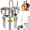 50L Stainless Steel Alcohol Distiller With Copper Tube Thumper Keg Home Brewing Kit For Whisky Win 1