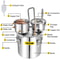 50L Stainless Steel Alcohol Distiller With Copper Tube Thumper Keg Home Brewing Kit For Whisky Win 8