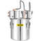50L Stainless Steel Alcohol Distiller With Copper Tube Thumper Keg Home Brewing Kit For Whisky Win 9