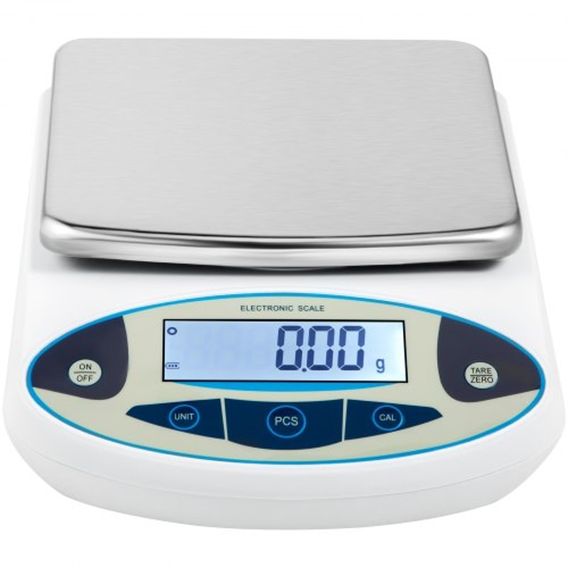 5000g X 001g Analytical Balance High Precision Digital Lab Scale With 13 Units Conversion LCD Disp 7