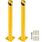 Yellow Steel Bollard HeavyDuty Steel Safety Bollard With 8 Anchor Bolts Perfect For TrafficSensitiv 1