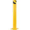 IndustrialGrade Yellow Steel Safety Bollard 55 Inch Diameter Pipe Bollard Post With 8 Anchor Bolts 9
